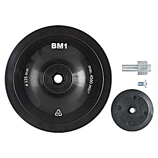 Craftomat Disco de esmerilado (Diámetro: 125 mm, Diámetro vástago: 8 mm)