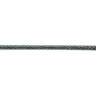 Stabilit Drahtseil Meterware (4 mm, Stahl, 6 x 7 FC)