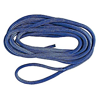 Robline Festmacherleine Dockline (12 mm, 8 m, Polyester, Navy-Blau)