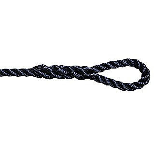 Robline Stootwillijn Twisted (Diameter: 8 mm, Lengte: 2 m, Polyester, Navy-blauw, 2 stk.)