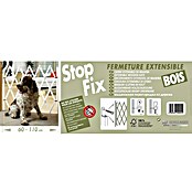 Reja de seguridad para animales Stop Fix Blanca (Altura: 83 cm, Ajustable: 60 - 110 cm)