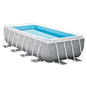 Intex Set bazen s priborom Frame Pool (D x Š x V: 400 x 200 x 100 cm, Zapremnina: 6.836 l, Sive boje)