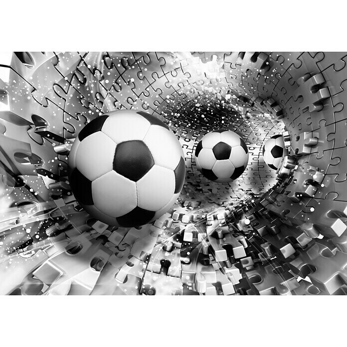 Fototapete Fußball (254 x 184 cm, Papier)