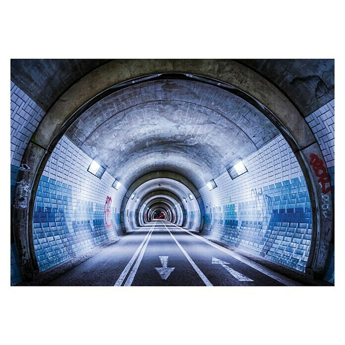 Fototapete Tunnel III (254 x 184 cm, Papier)