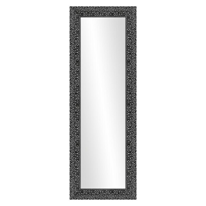 Espejo de pared Milán negro/gris (54 x 156 cm)