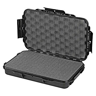 Max Vodootporan kovčeg za alat MAX 003  (D x Š x V: 350 x 230 x 59 mm, S kvadratnim umetkom od pjene, Crne boje, Plastika)