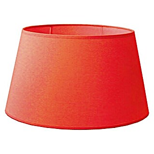 Idp Lampshades Pantalla de lámpara Redonda baja (Ø x Al: 30 x 20 cm, Teja, Algodón)