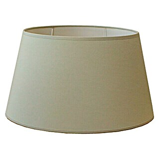 Idp Lampshades Pantalla de lámpara Coton (Ø x Al: 30 x 20 cm, Verde liquen, Algodón, Redonda)