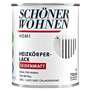 SCHÖNER WOHNEN-Farbe Home Heizkörperlack (Weiß, 750 ml, Seidenmatt)