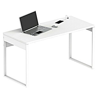 Muebles Pitarch Mesa de escritorio Nexus (L x An x Al: 60 x 135 x 75 cm, Blanco)