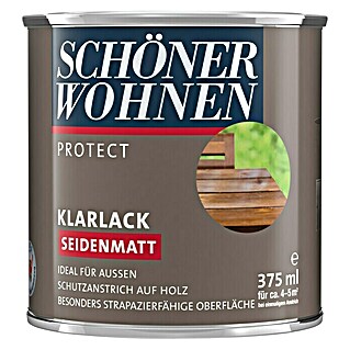 SCHÖNER WOHNEN-Farbe Protect Klarlack (Farblos, 375 ml, Seidenmatt)