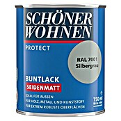 Schöner Wohnen ProfiDur Buntlack RAL 7001 (Silbergrau, 750 ml, Seidenmatt)