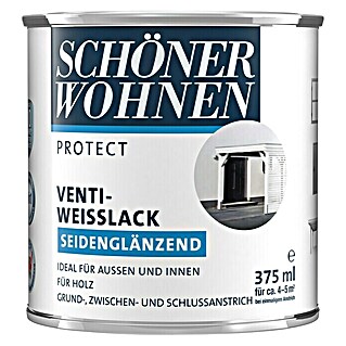 SCHÖNER WOHNEN-Farbe Protect Venti-Weißlack (375 ml, Seidenglänzend)