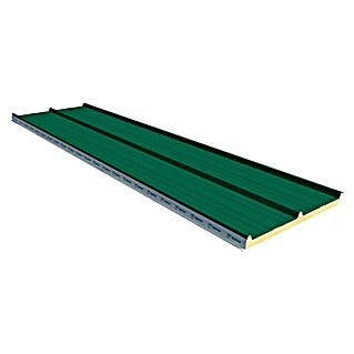 Isopan Panel de sándwich  aislante Isotego Verde (4 x 1 m)
