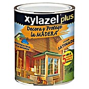 Xylazel Protección para madera Lasur Plus satinado (Nogal, 2,5 l, Satinado)