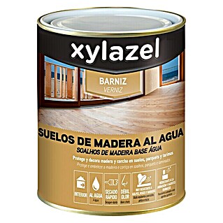 Xylazel Barniz para parquet al agua (Incoloro, 750 ml, Satinado)