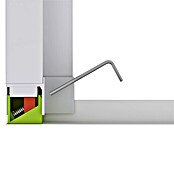 Easy Life Insektenschutz-Türrollo AutoStop (B x H: 150 x 220 cm, Farbe Rahmen: Weiß, Klemmbefestigung)