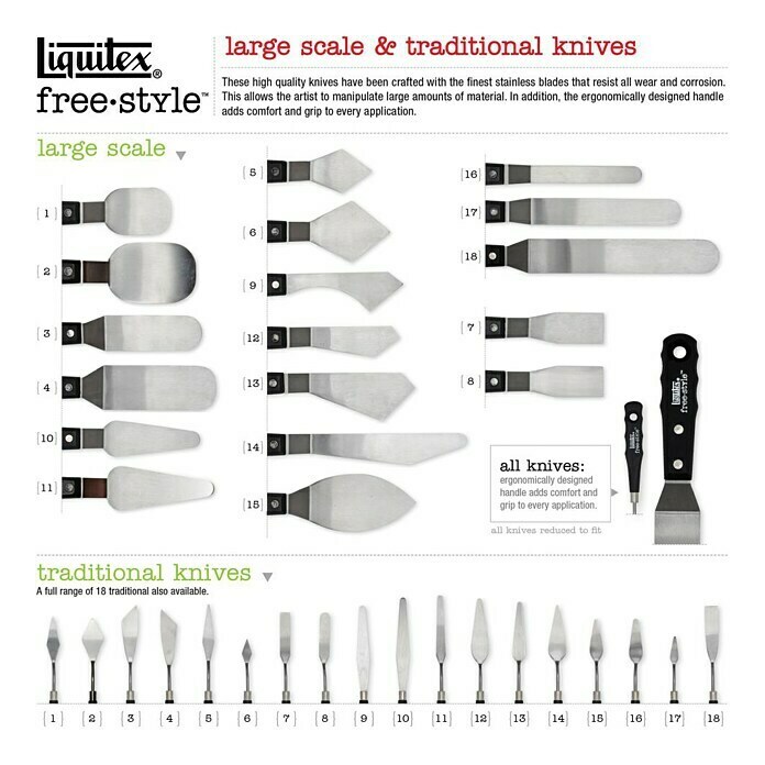 Liquitex Professional Malmesser Traditional Knife (Nr. 13)