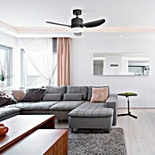 Arte confort Ventilador de techo Ellis (108 cm, Negro, 18 W)