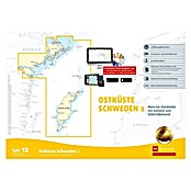 Sportbootkarten Satz 12: Ostküste Schweden 2 (Ausgabe 2020), Mem bis Stockholm mit Gotland und Södertäljekanal; Delius Klasing