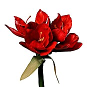 Kunstblume Amaryllis (Rot, 3 Blüten)