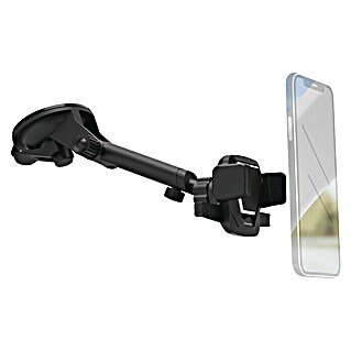 Hama Automobilski držač za pametni telefon Easy Snap Extension (Crne boje, Pogodno za pametne telefone širine 5,5 - 8,5 cm)