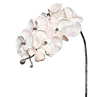 Kunstblume Orchidee (Creme)