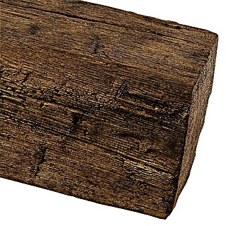 Dekobalken (Dunkelbraun, 200 x 19,5 x 12,5 cm, Polyurethan)
