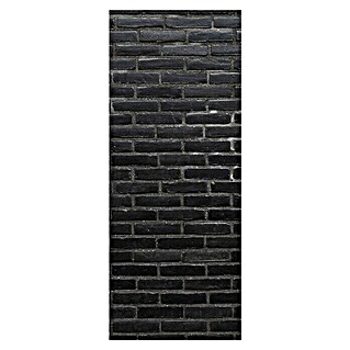 SanDesign Alu-Verbundplatte (100 x 250 cm, Dark Brick Wall)