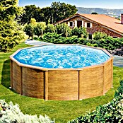 myPool Feeling Pool-Komplettset (Ø x H: 460 cm x 132 mm, 20 m³, Holz)