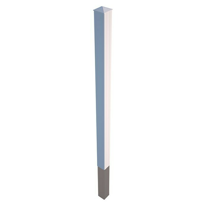 Soncost Pfostenblende (Aluminium, Strukturiert, 150 x 10 x 10 cm)