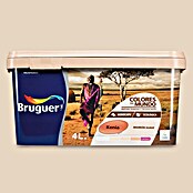 Bruguer Colores del Mundo Pintura para paredes Kenia marrón suave (4 l, Mate)