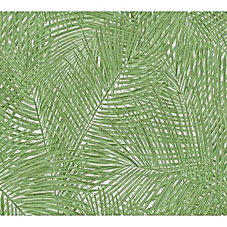 AS Creation Sumatra Vliestapete Farnblätter (Grün, Floral, 10,05 x 0,53 m)