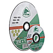 Stayer Disco de corte piedra (Diámetro disco: 115 mm, Espesor disco: 1 mm, Apto para: Piedra)