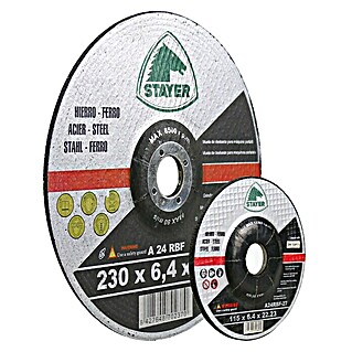 Stayer Disco de desbaste (Diámetro disco: 300 mm, Espesor disco: 6,4 mm, Apto para: Metal)