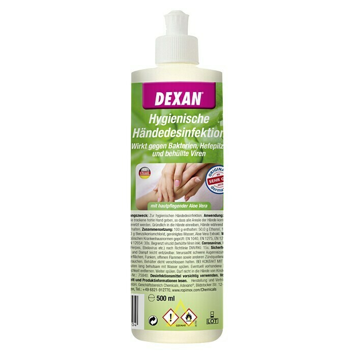 Desinfektionsreiniger Händedesinfektion Dexan (500 ml)