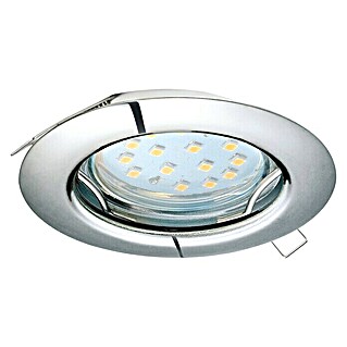 Eglo LED ugradbena svjetiljka, okrugla Peneto (5 W, Ø x V: 7,8 x 11,5 cm, Krom, Topla bijela)