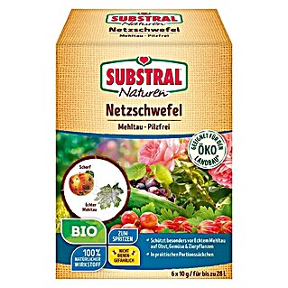 Substral Naturen Netz-Schwefelit Bio Mehltau - Pilzfrei (6 x 10 g)