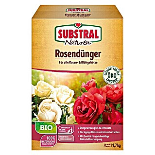 Substral Naturen Rosendünger Bio (1,7 kg, Inhalt ausreichend für ca.: 68 Pflanzen)