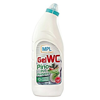 MPL Gel de limpieza WC (1 l, Pino, Botella)