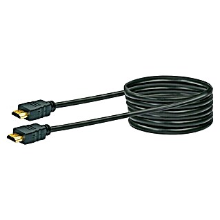 Schwaiger HDMI-kabel (3 m, Zwart, 10,2 Gbit/s)