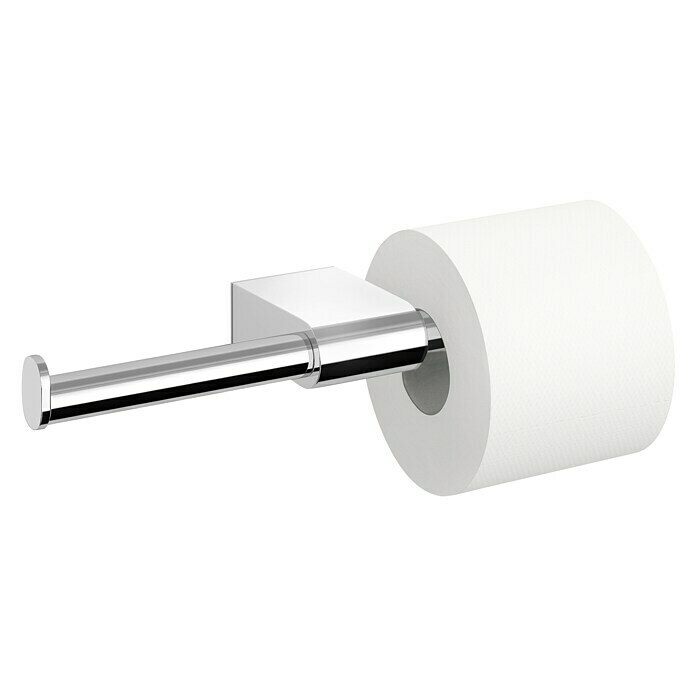 Zack Atore Toilettenpapierhalter (2-armig, Edelstahl, Glänzend)