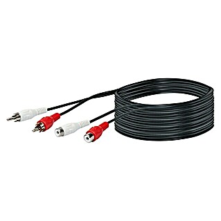 Schwaiger Audio produžni kabel (2 x Cinch adapter, 2 x Cinch utikač, 10 m)