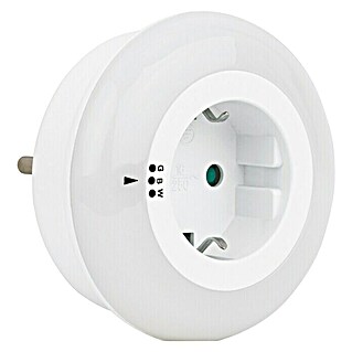 Led-nachtlicht Geïntegreerd stopcontact (1 W, Wit, 92 x 89 x 55 mm)