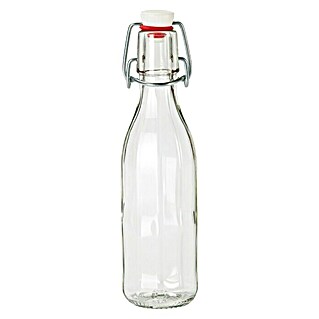 Glasflasche mit Bügelverschluss (500 ml, 10-eckige Form)
