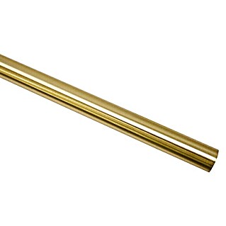 Gardinia Gardinenstange Chicago (Gold, Länge: 160 cm, Durchmesser: 20 mm)