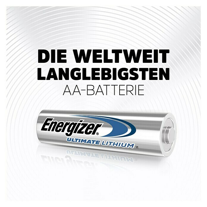 Energizer Batterie Ultimate Lithium (Mignon AA, 1,5 V, 4 Stk.)
