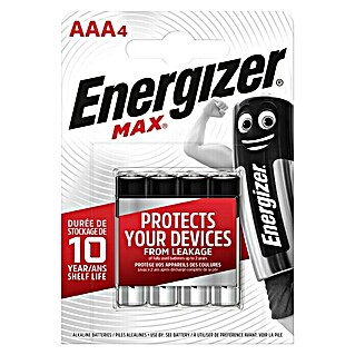 Energizer Batterie Max Micro AAA (Micro AAA, 1,5 V)
