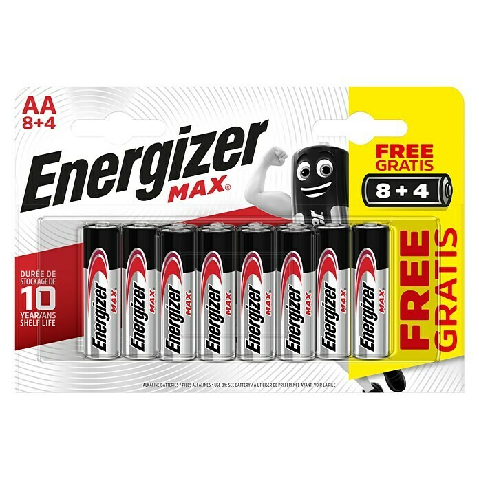 Energizer Baterije (12 kom, Mignon AA, Alkal-mangan)