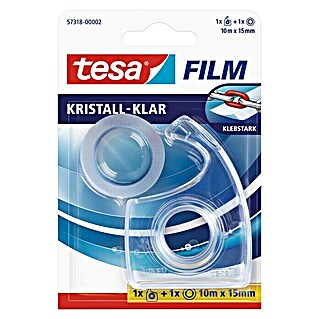 Tesa Abroller Easy-Cut (1 x Kleinroller, 1 x Rolle 10 m x 15 mm)